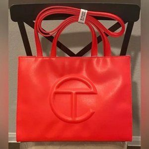 Brand New Telfar Medium Red Shopping Bag